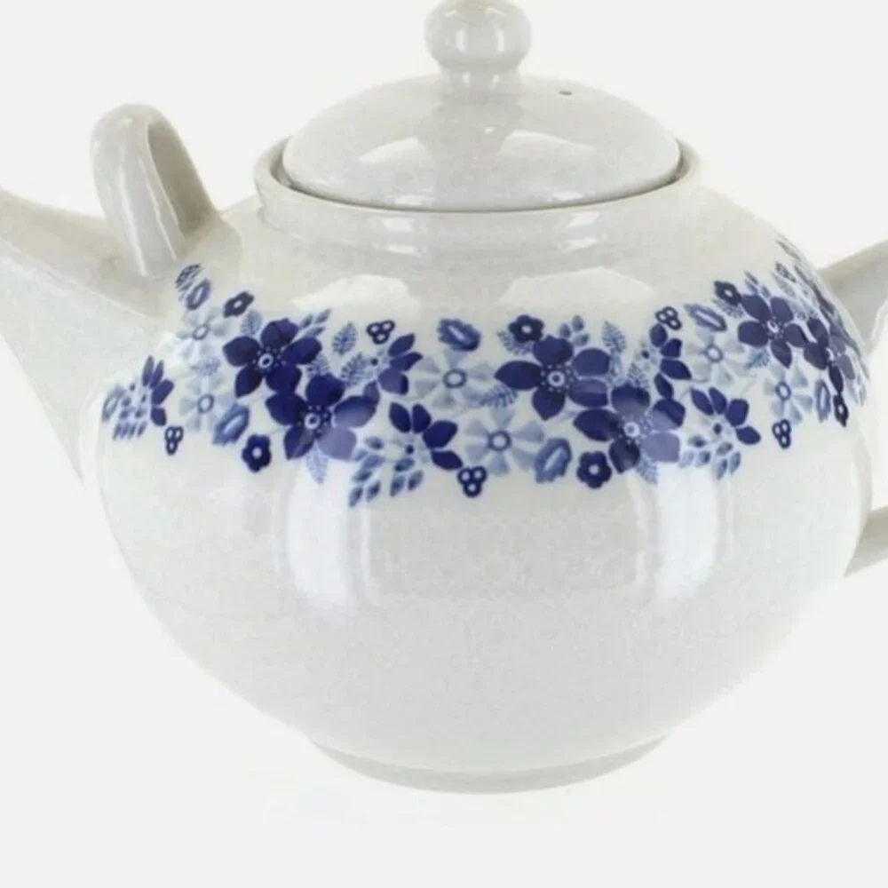 Blue Rose Polish Pottery Christiana Large Teapot